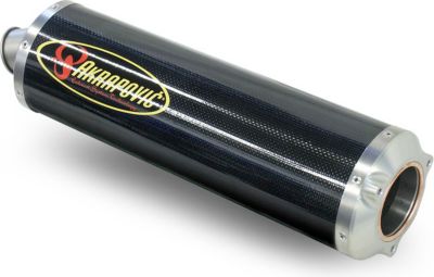 AKRAPOVIC BOLT-ON OVAL CARBON FIBER EXHAUST