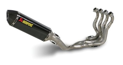 AKRAPOVIC EVOLUTION HEX FULL EXHAUST SINGLE CANISTER TITANIUM