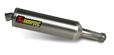 AKRAPOVIC OVAL SLIP-ON TITANIUM EXHAUST