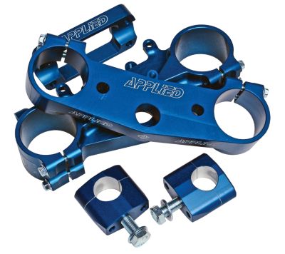 APPLIED FACTORY CLAMP SET RUBBER MOUNTED BAR MOUNTS BLUE