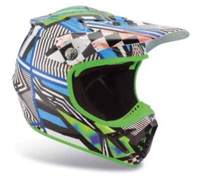  2010 BELL MOTO 8 HELMET - PSYCHO MANIC
