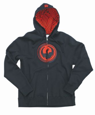 2007 DRAGON STRIPPED ZIP HOODY
