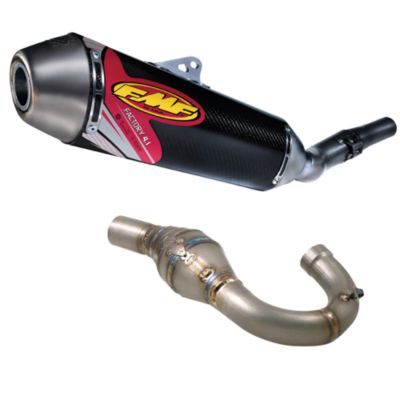 FMF FACTORY 4.1 COMPLETE EXHAUST - CARBON FIBER WITH TITANIUM MEGABOMB HEADER