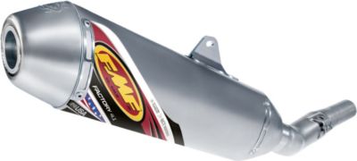  FMF FACTORY 4.1 SLIP-ON EXHAUST - NATURAL TITANIUM w/ TITANIUM MID PIPE
