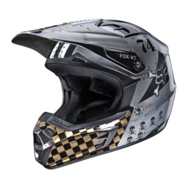2010 FOX V2 HELMET - BOMBER