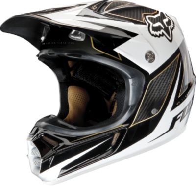 2010 FOX V3 HELMET - CARBON