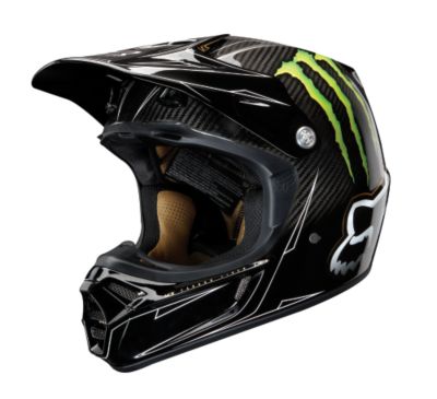 2010 FOX V3 HELMET - RC MONSTER