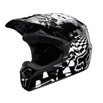 2011 FOX V1 HELMET - CHECKED OUT