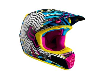 2009 FOX V3 HELMET - EXPLOSION