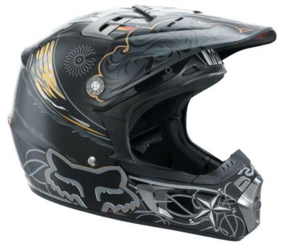 2010 FOX YOUTH V2 HELMET - PRINT