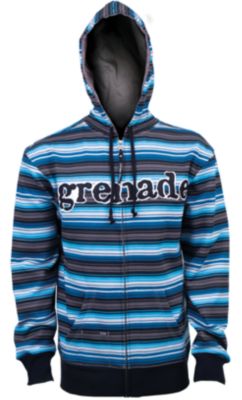 GRENADE BURNSIDE ZIP HOODY