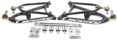 HOUSER STOCK TRAVEL A-ARMS +2W,+0F GLOSS BLACK