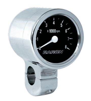 KURYAKYN TACHOMETER 3in BULLET-BLACK