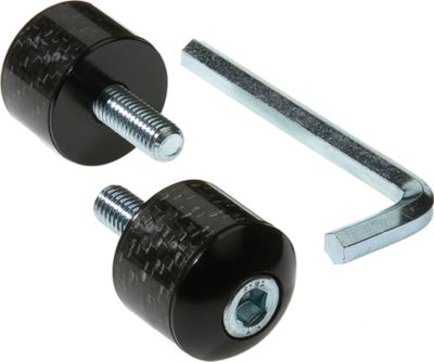 LOCKHART PHILLIPS RACING CARBON INLAY BAR END W/O RUBBER MOUNT