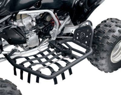  MOOSE RACE PEG NERF BARS W/HEEL GUARDS - BLACK