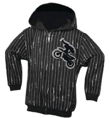 2008 NO FEAR YOUTH MX STRIPE HOODY