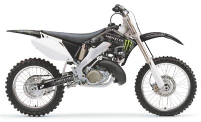2009 ONE INDUSTRIES MONSTER ENERGY PLAID GRAPHICS AND PLASTIC KIT HONDA - BLACK