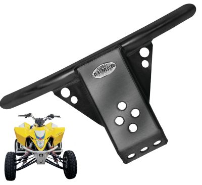 PRO ARMOR BULL HORN FRONT BUMPER - BLACK
