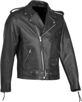 RIVER ROAD BASIC LEATHER JACKET