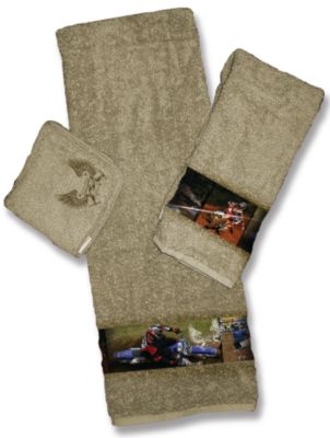 SMOOTH INDUSTRIES MX 3-PIECE TOWEL SET - BROWN