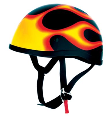 SKID LID ORIGINAL HELMET - FLAMES
