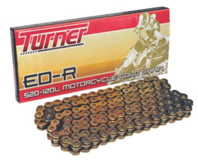  TURNER 520 ED-R 120 LINK O-RING CHAIN GOLD