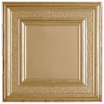 Metallaire Hammered Border Brass