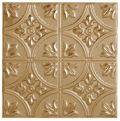Metallaire Large Floral Circle Brass