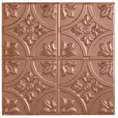 Metallaire Large Floral Circle Copper