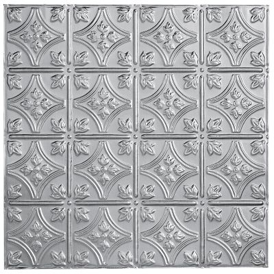 Metallaire Small Floral Circle Chrome