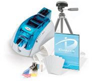 14069BLC: Evolis Single-Sided Streamline - Blue