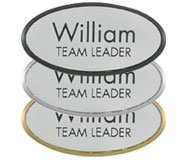 40012MA: Classic Name Tags - Oval