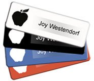 40013MA: Quick Print Name Tags - Badge Only - 1 x 3
