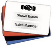 40419MA: Quick Print Name Tags - Badge Only - 2 x 3