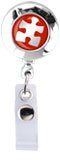 41008: Themed Badge Reel - Chrome - Essential Piece