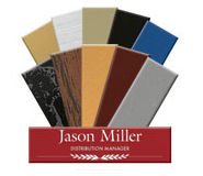 41009: Office Signage - Classic Nameplate Only - 2 x 8