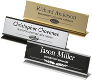 41010MA: Classic Desktop Nameplates