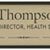 Classic Wall Mounted Nameplates - Black Frame