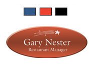 41024MA: Laser Engraved Nametags - Oval
