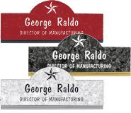 41026MA: Deluxe Office Signage - Wall-Mount Domed Plate