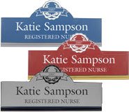 41027MA: Deluxe Office Signage - Wall-Mount Scalloped