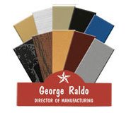 41029: Deluxe Office Signage - Domed Replacement Plate