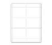 41163WT: Badge Stock - Blank White - 4 x 3 - Name Badge