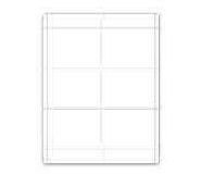 41184WT: Recycled Name Badge Stock - 4 x 3