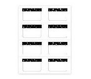 42810: Adhesive Label - Black Tie