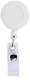 42811WT: Badge Reel - Round - White