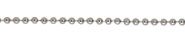 43030SV: Beaded Neck Chain - Metallic - Silver