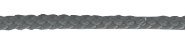43501GYMA: Round Woven Stock Lanyard - Gray
