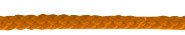 43501ORMA: Round Woven Stock Lanyard - Orange