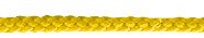 43501YLMA: Round Woven Stock Lanyard - Yellow